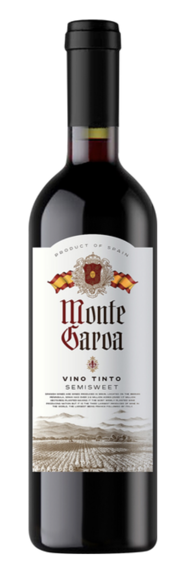 Вино Monte Garoa Tinto черв.напів/сол 0,75л 10,5%